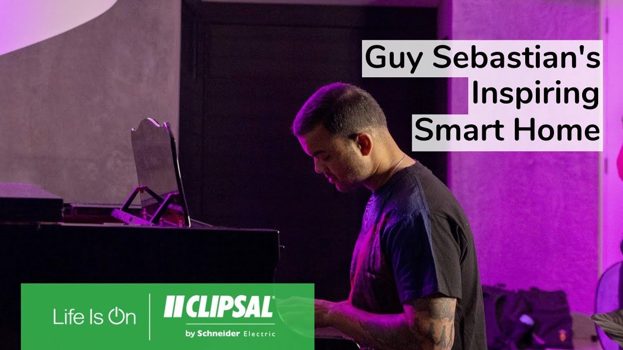 Guy Sebastian's inspiring smart home | Created with SpaceLogic C-Bus video