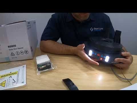 How To Program The RD800 And RD1200 Roller Door Opener And Remote