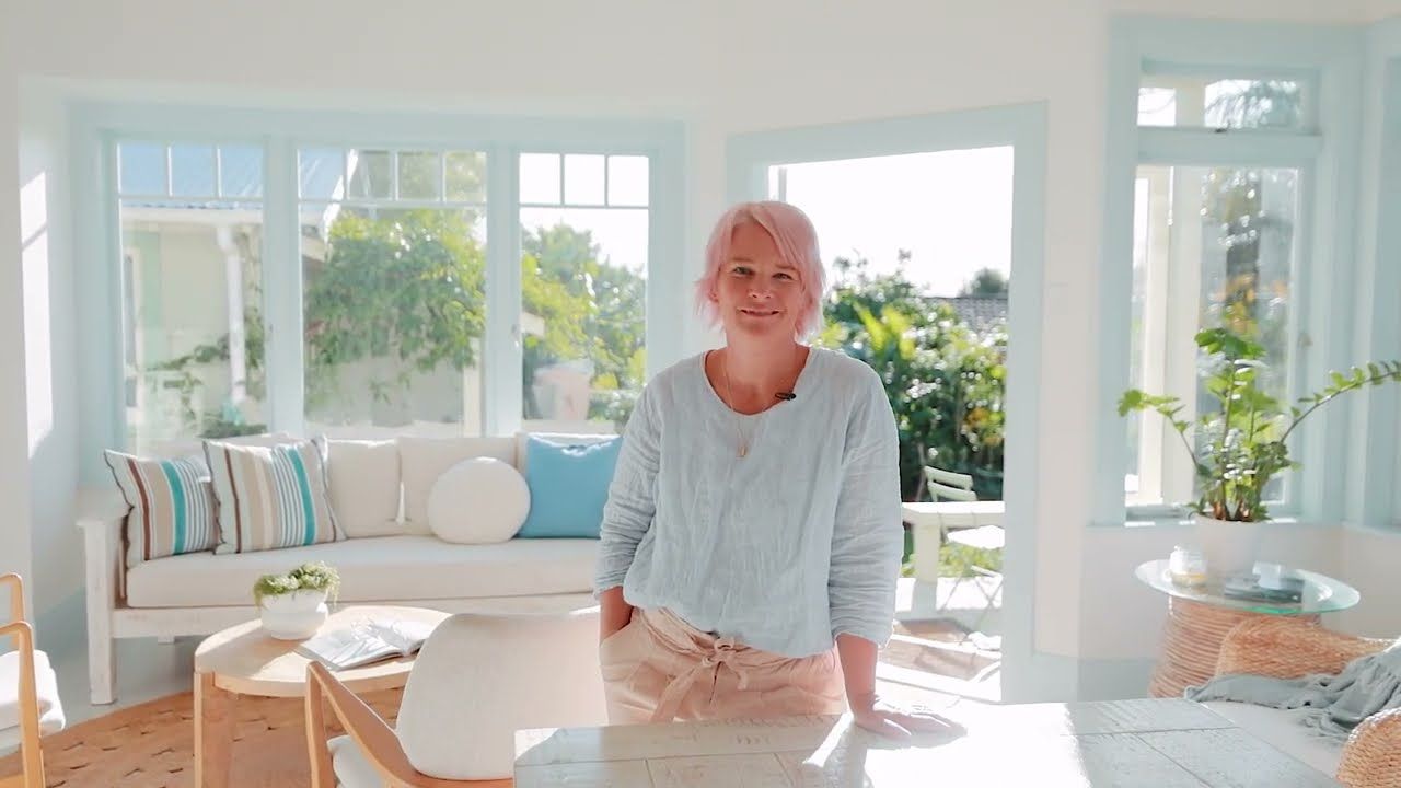 Take a tour of this Mediterranean-inspired beachside cottage