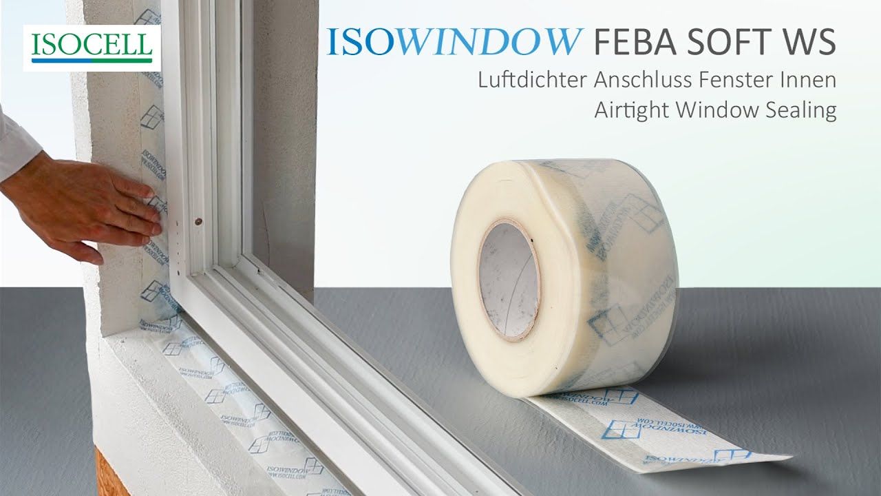 Luftdichter Anschluss Fenster Innen - FEBA SOFT WS – Bauanschlussfuge Innen– Airtight window sealing