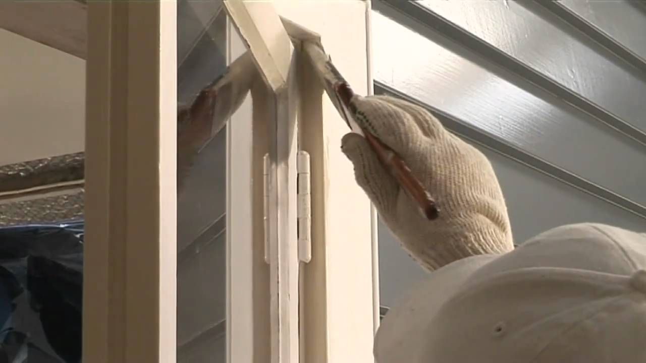 How to paint a window using Resene waterborne enamel