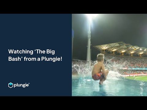 Watching the Big Bash from the Metricon Plungie Pool Deck on the Gold Coast