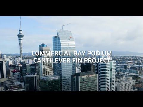 Commercial Bay Podium Cantilever Fin Project  video