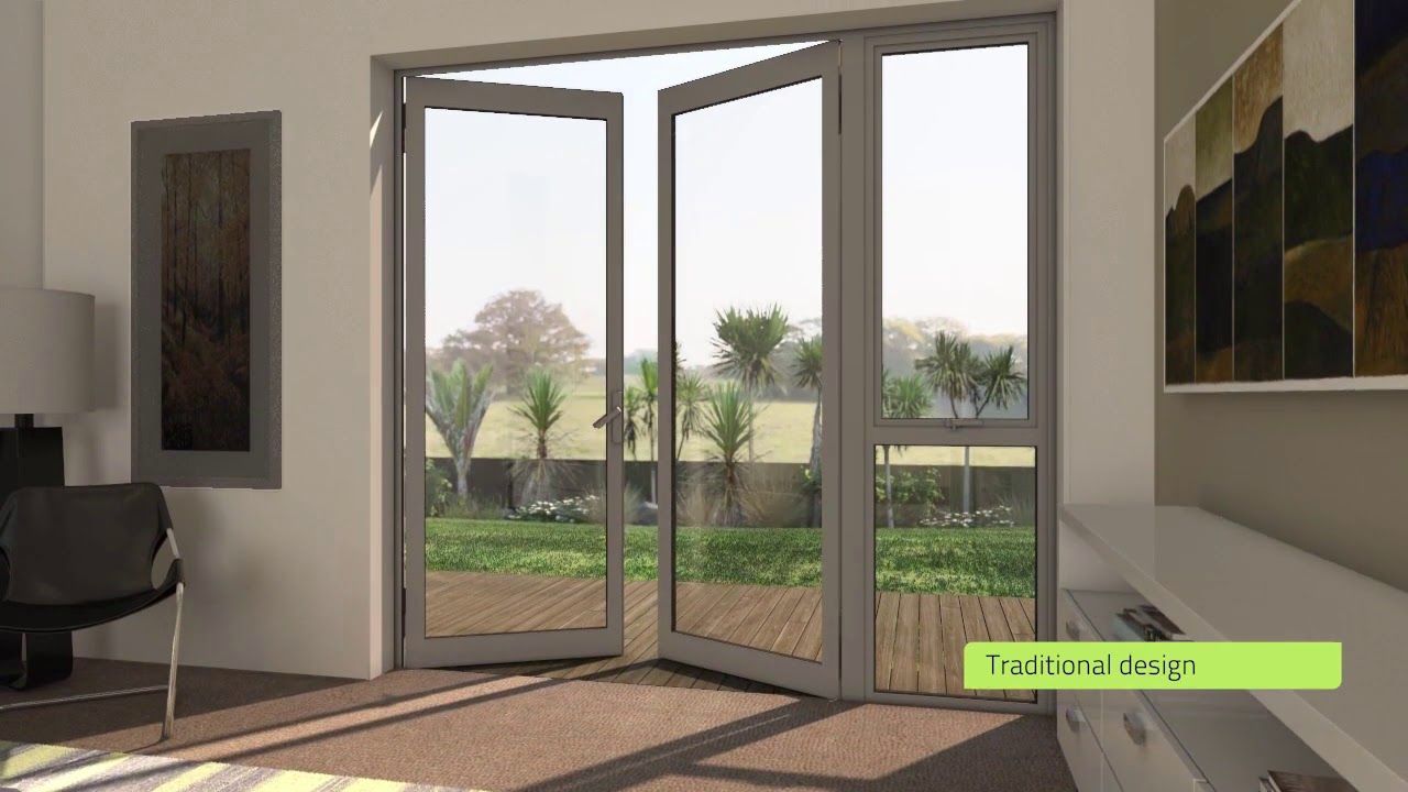 French Doors With A Fixed Or Side Awning Window