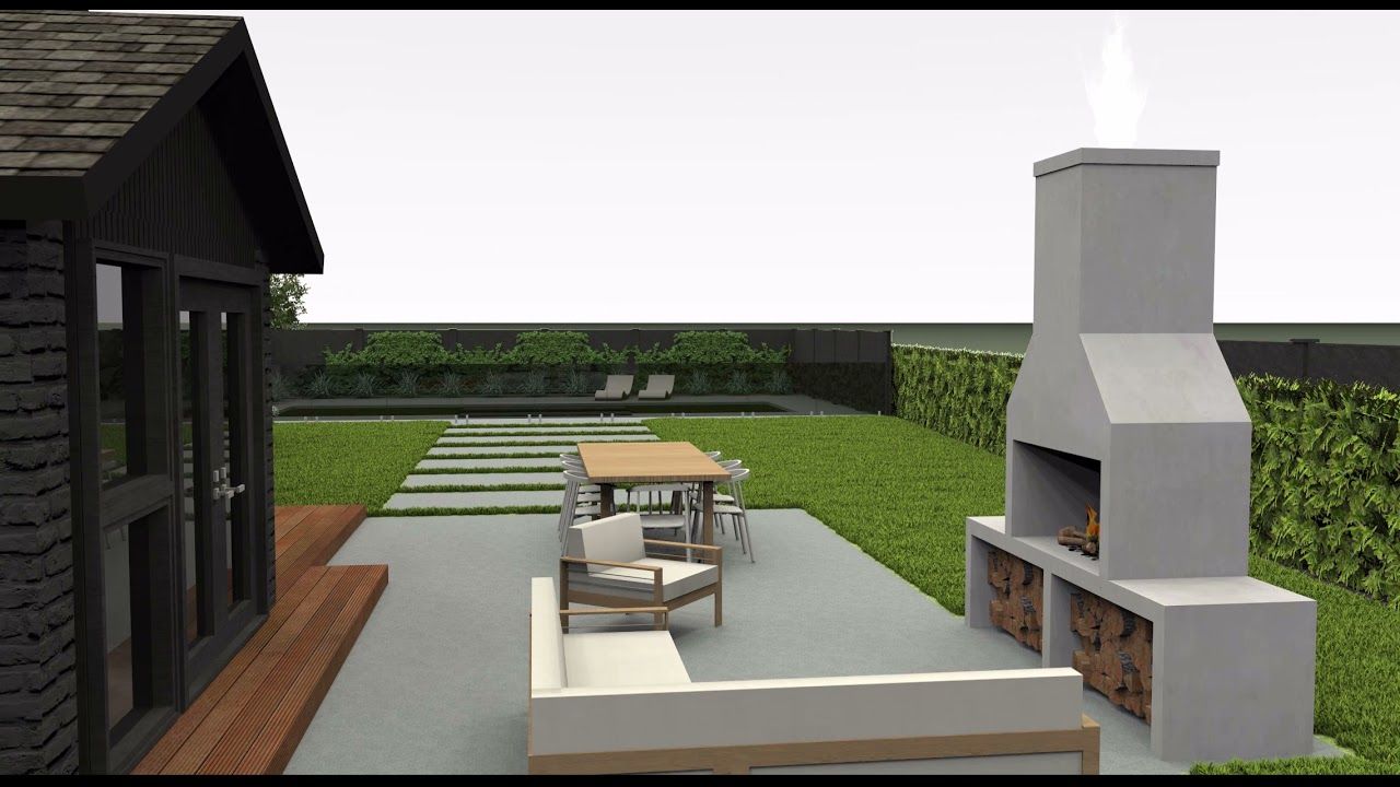 Garden Render Fly Through