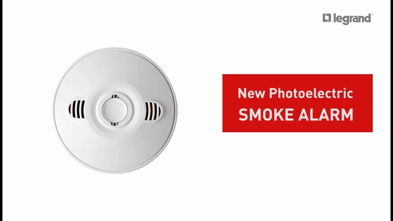 Legrand Photoelectric Smoke Alarm