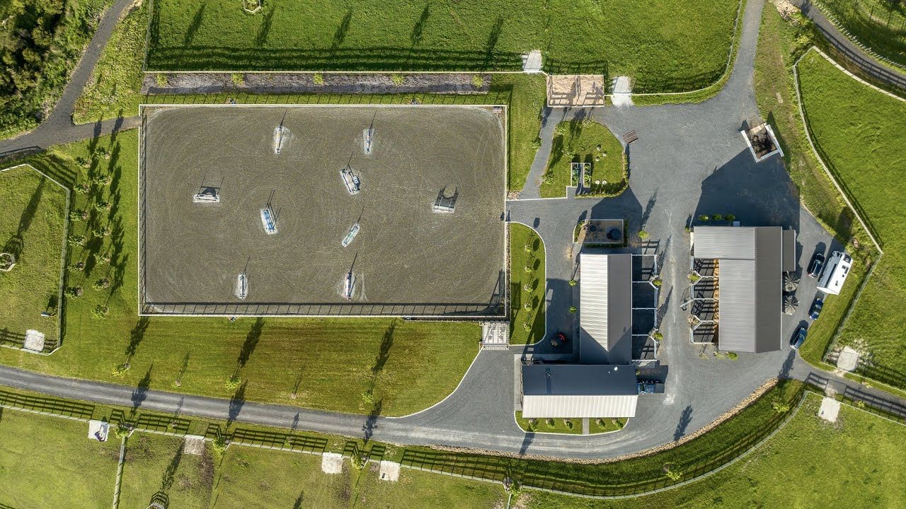 Equestrian construction project - take a tour video
