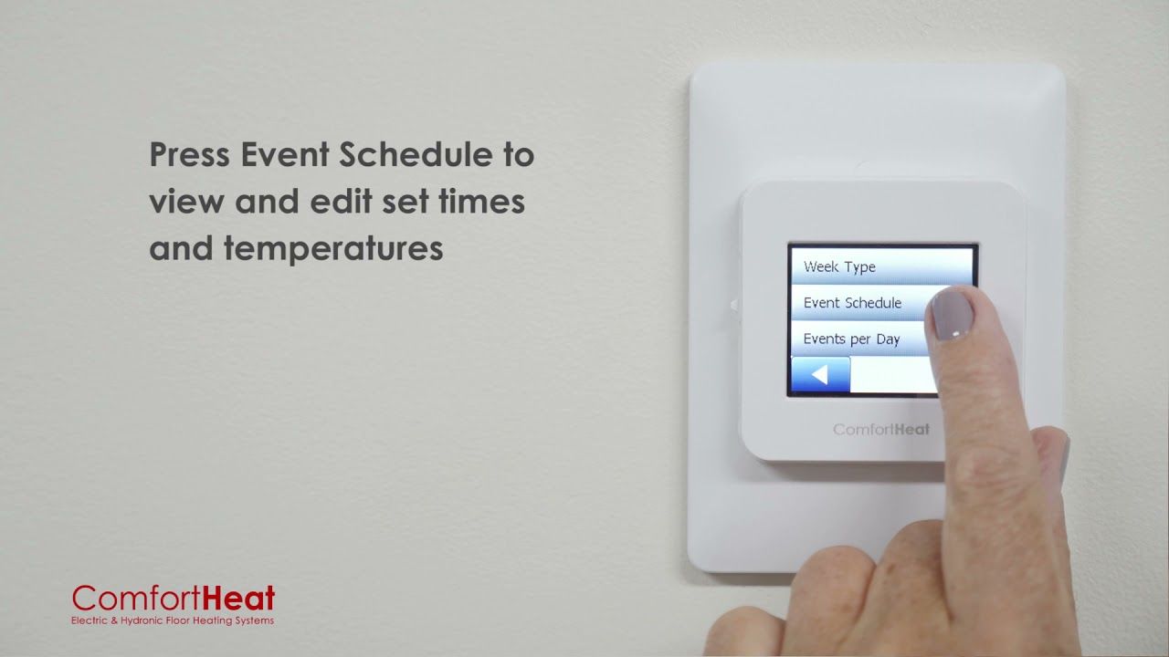 Comfort Heat MWD5 Simple Guide - Turning On Your Floor Heating This Winter