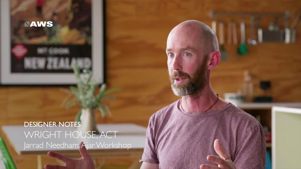 AWS Designer Notes - Wright House - Jarrad Needham, Ajar Workshop