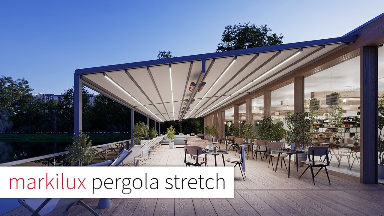 markilux pergola stretch - Large area awning system