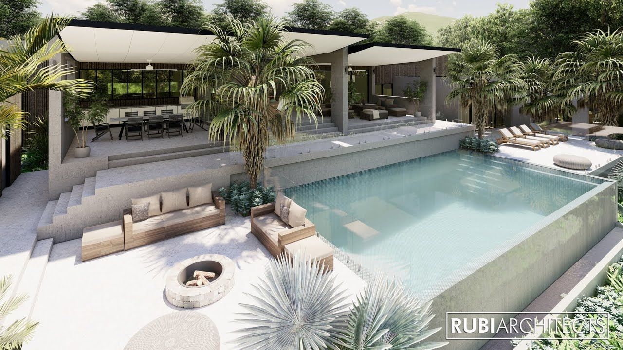 Rainforest Villa by RUBI Architects in Sunshine Coast, Queensland video
