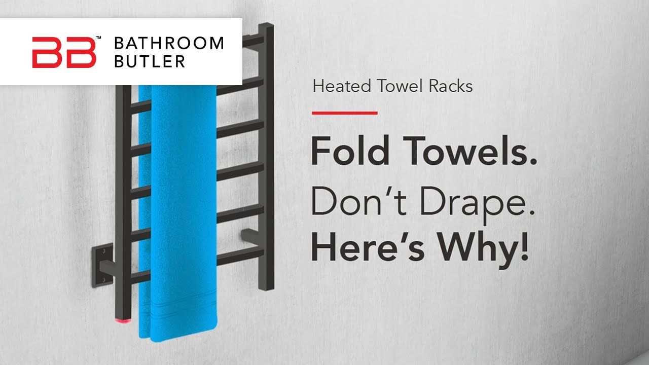 How to fold your towels to dry efficiently. video