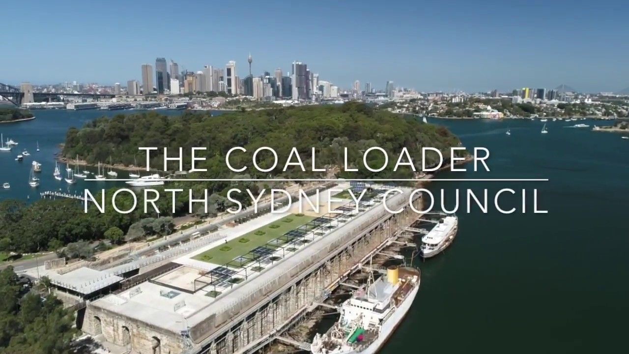 Coal Loader Green Roof Platform Flyover video