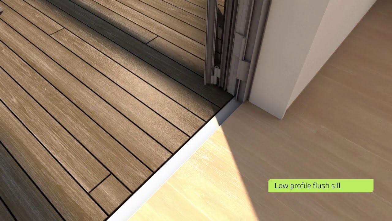 Foldback® Bifold Doors - Top Hung With Low Maintenance Flush Sills