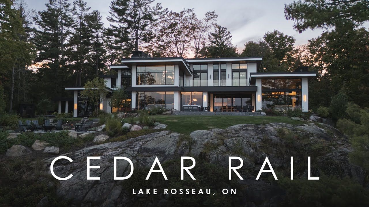  Inside a Luxury Muskoka Cottage on Lake Rosseau | Cedar Rail Cottage