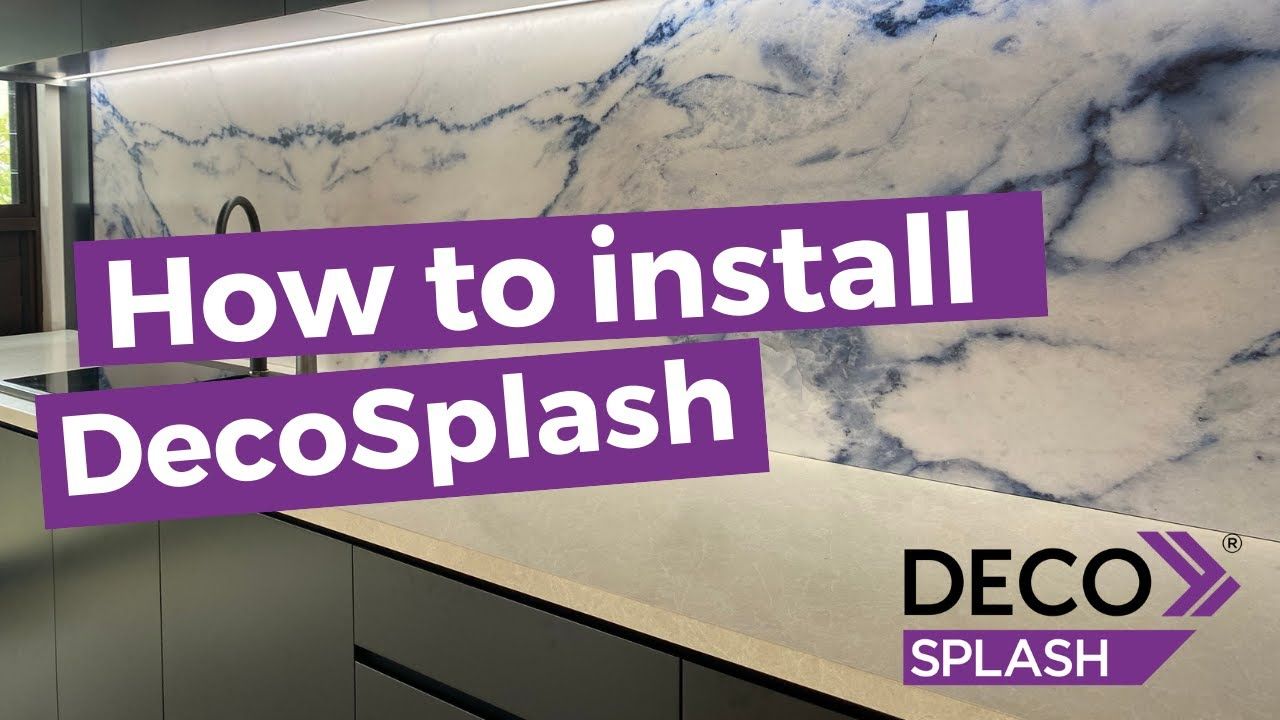 HOW TO Install DecoSplash Aluminium Splashback