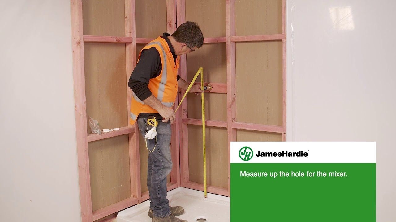 HardieGlaze Lining Wet Area Installation