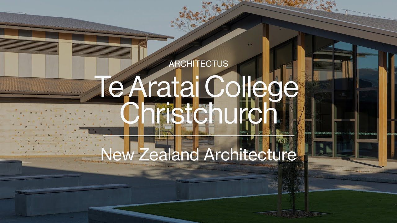 Te Aratai College, Christchurch by Architectus video