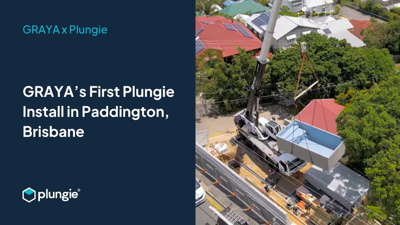 GRAYA™ install an above-ground Plungie in Paddington, Brisbane