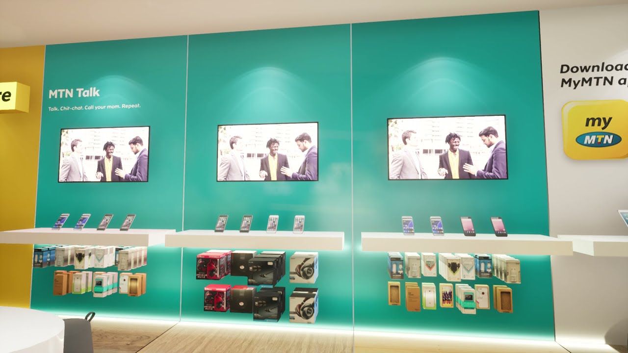 MTN Talk, Retail Design, Johannesburg, South Africa, Designed by Design Partnership