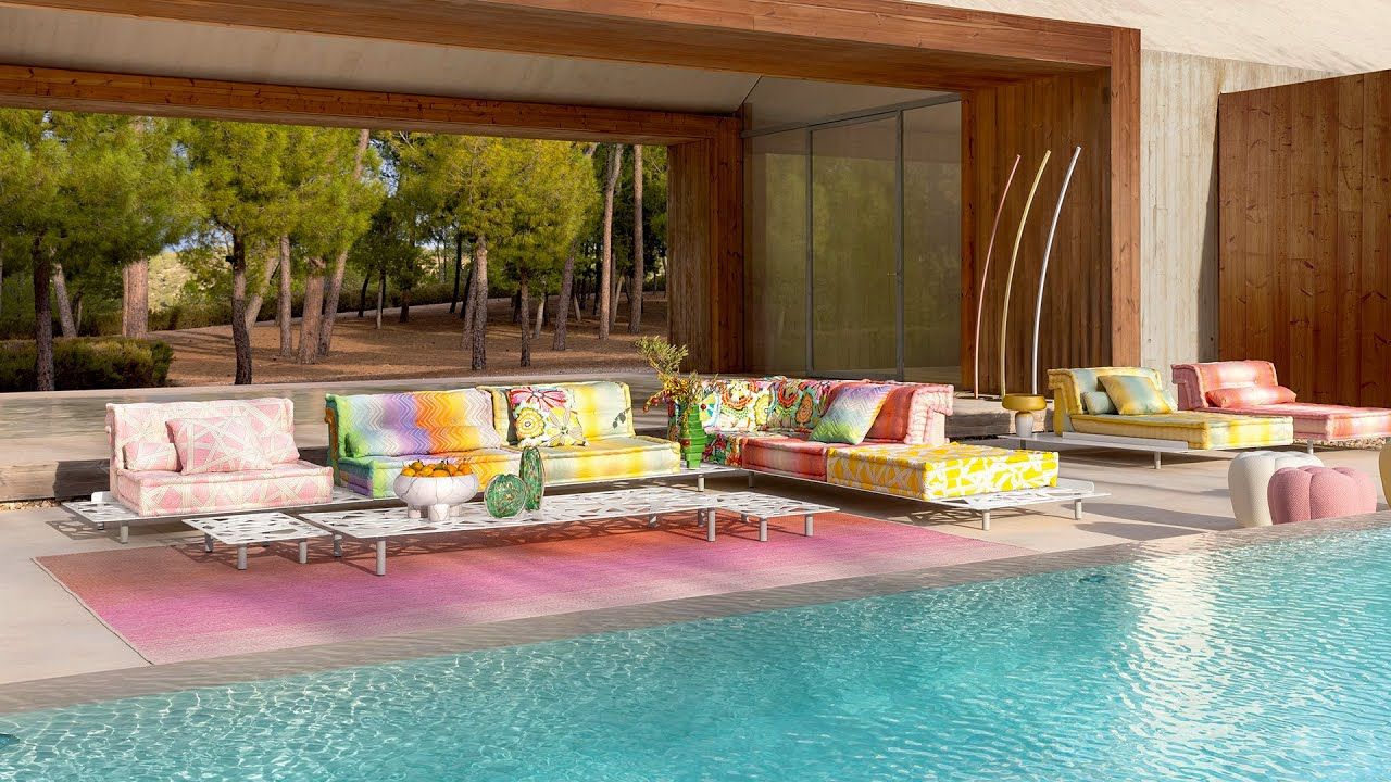 Mah Jong composition missoni wonderland outdoor