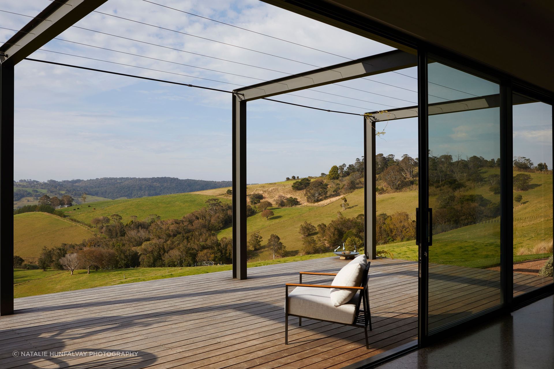 Endless views of rolling hills.