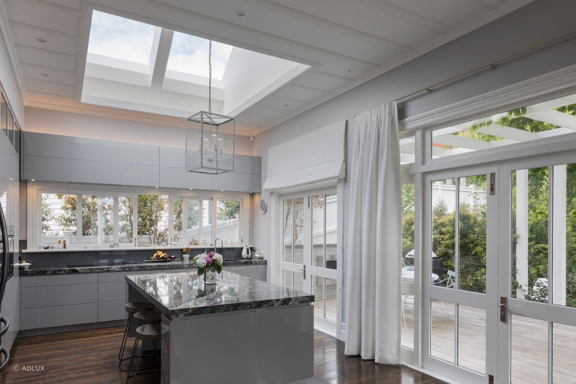 Skylights, such as this model from Adlux, can be very effective at increasing the ambient natural light.