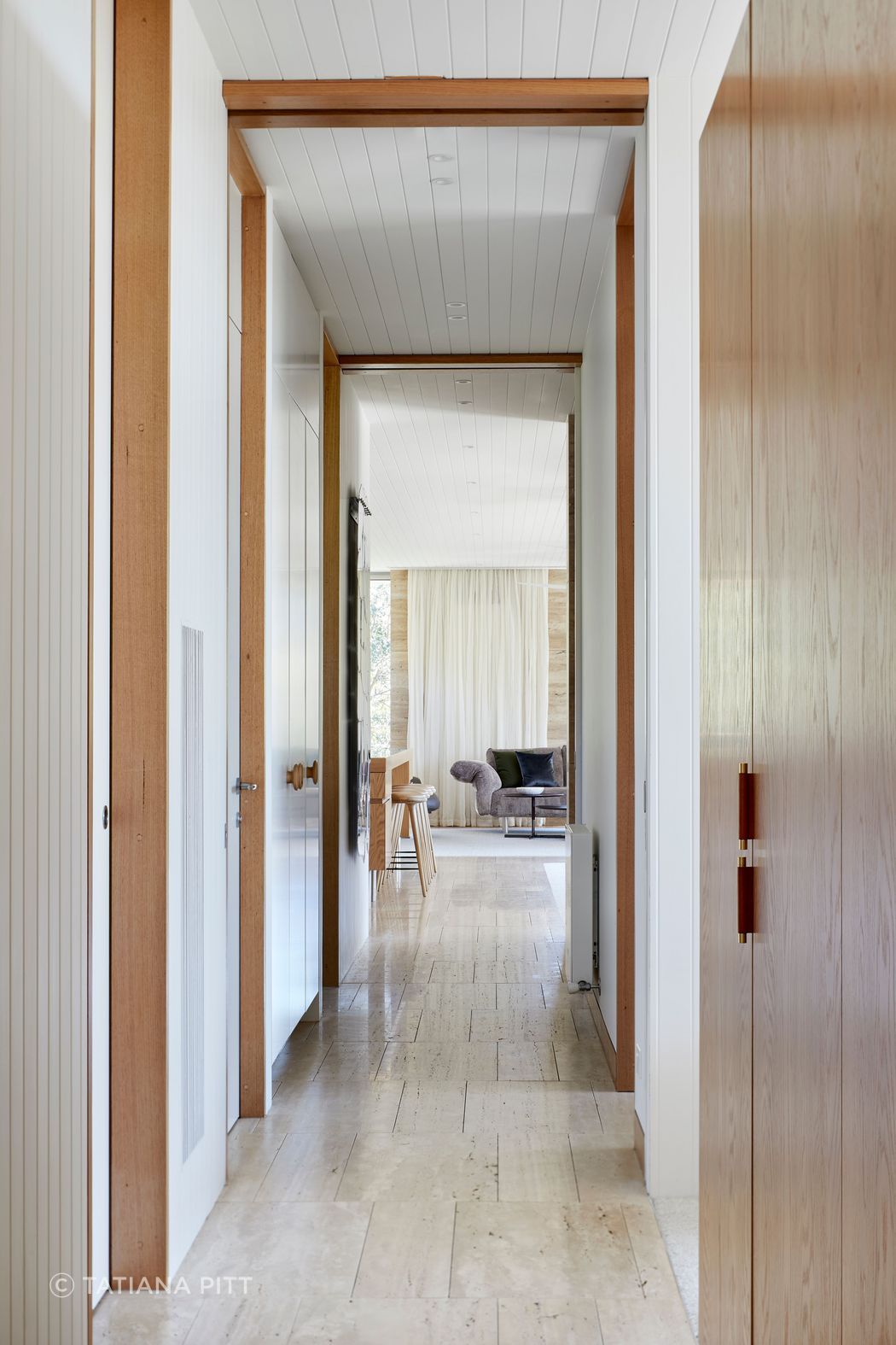 View to the living room.