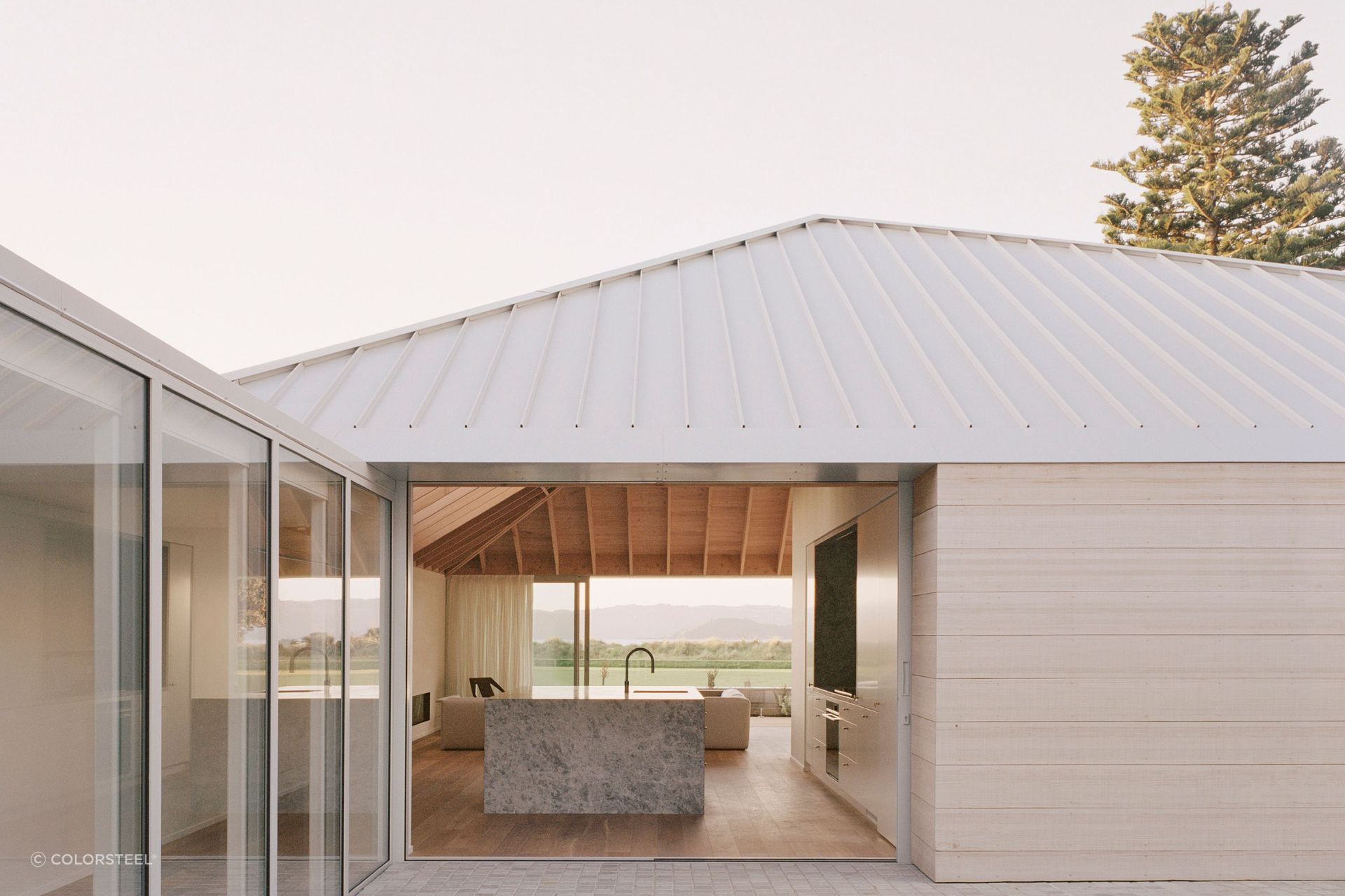 In coastal environments, it's particularly important to choose a steel with a high-quality coating.
