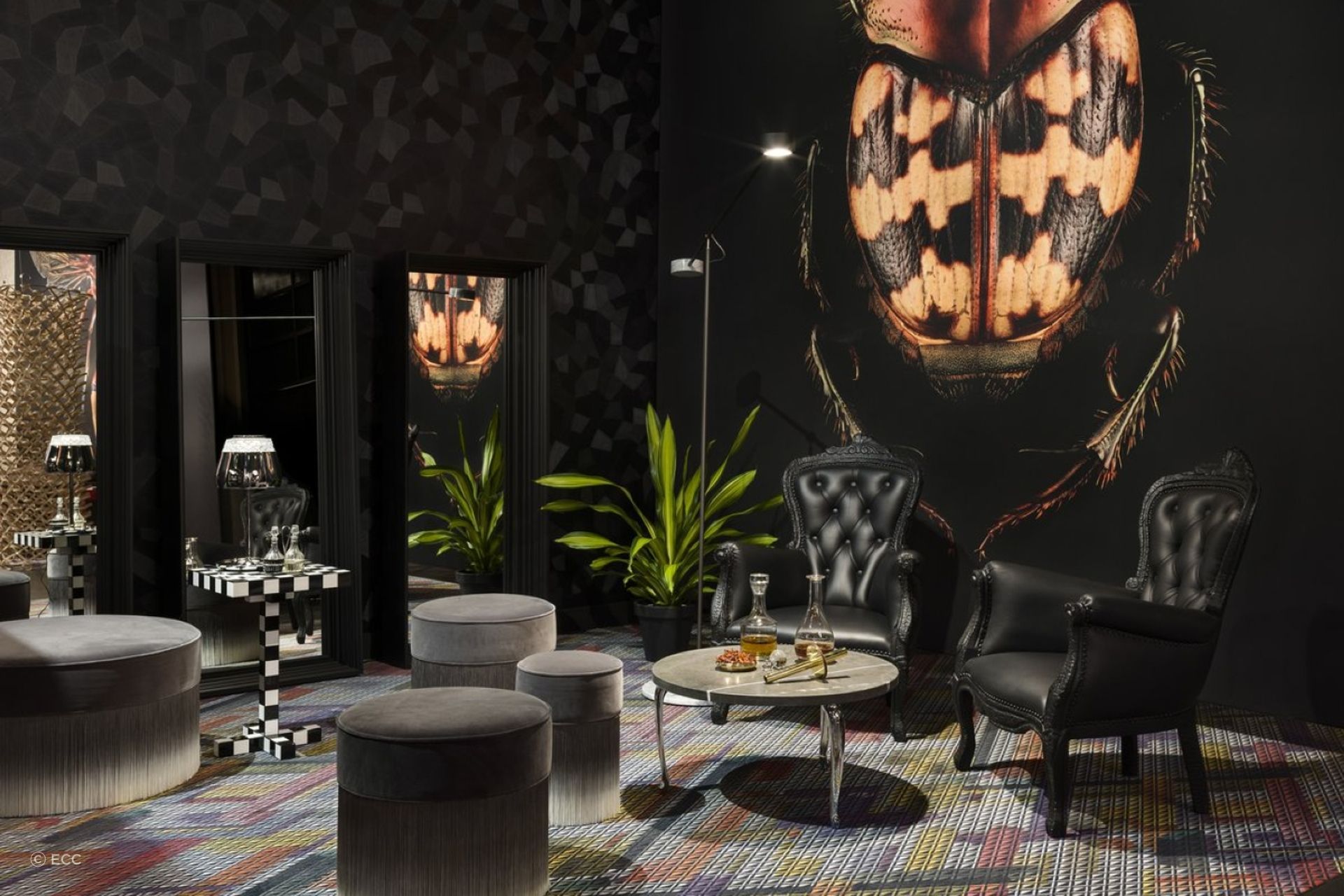 The Chess Table by Mooi acts as a fun, accent piece that will instantly elevate a space with style.