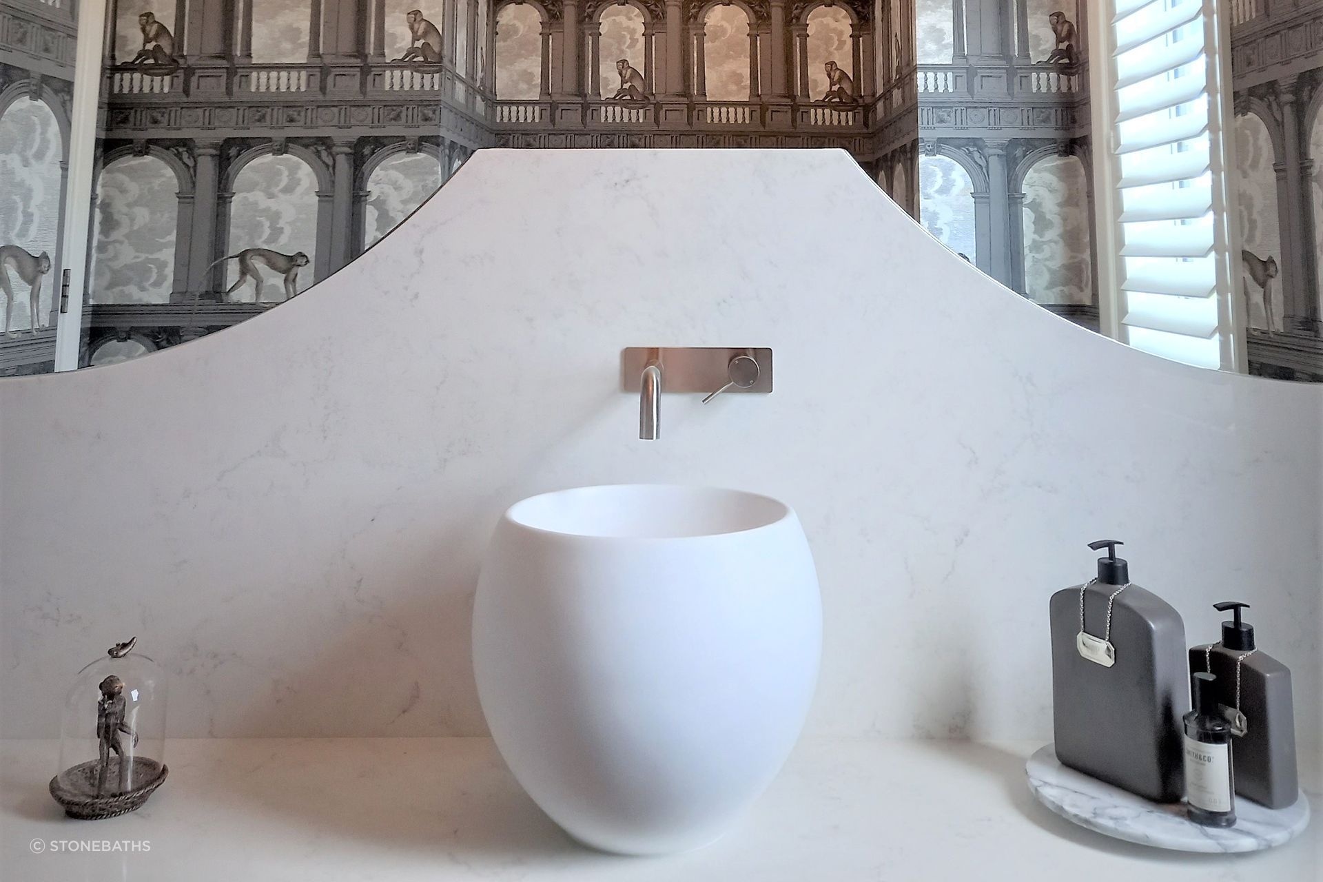 The sleek and sophisticated Wall Spout &amp; Mixer CLAS12 in brushed nickel