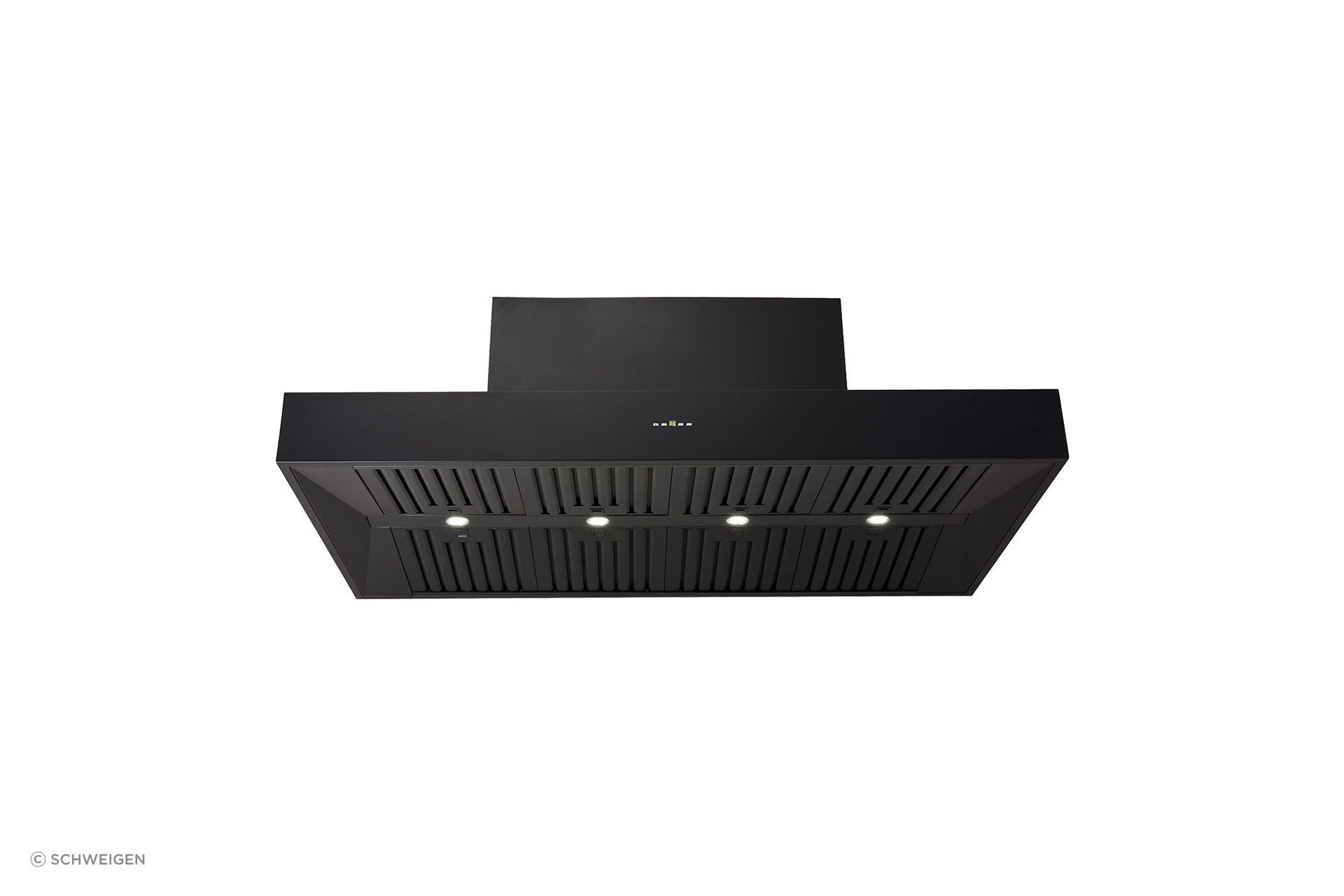 CL7375BS - Silent Black T-Shaped BBQ Alfresco Wallmount in 150cm