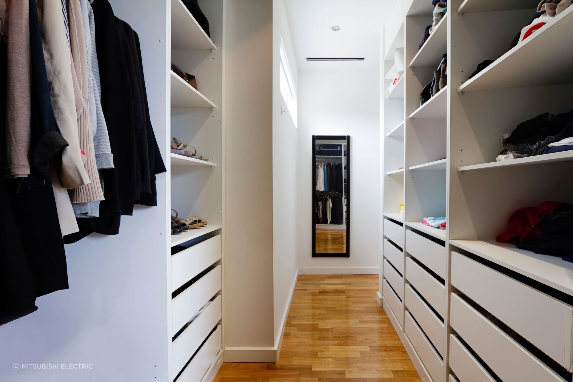 By colour-matching grilles and vents to the walls or ceilings, a seamless and unobtrusive look can be achieved.