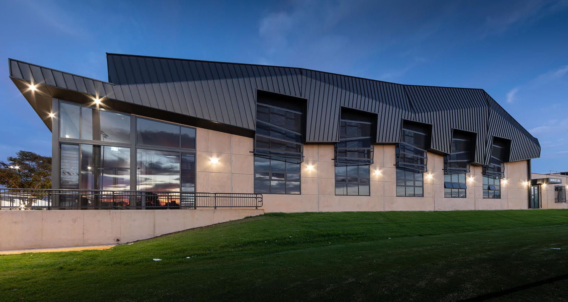 Morley Sports and Recreation Centre | Hodge Collard Preston Architects &amp; Slavin Architects. | MAC Distinction® Installed by Steadfast Roofing