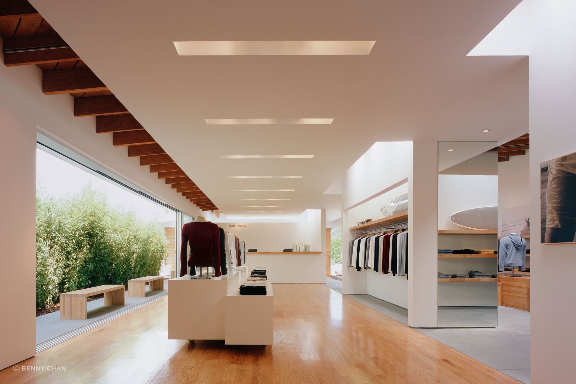 James Perse debut store by Standard Architecture.