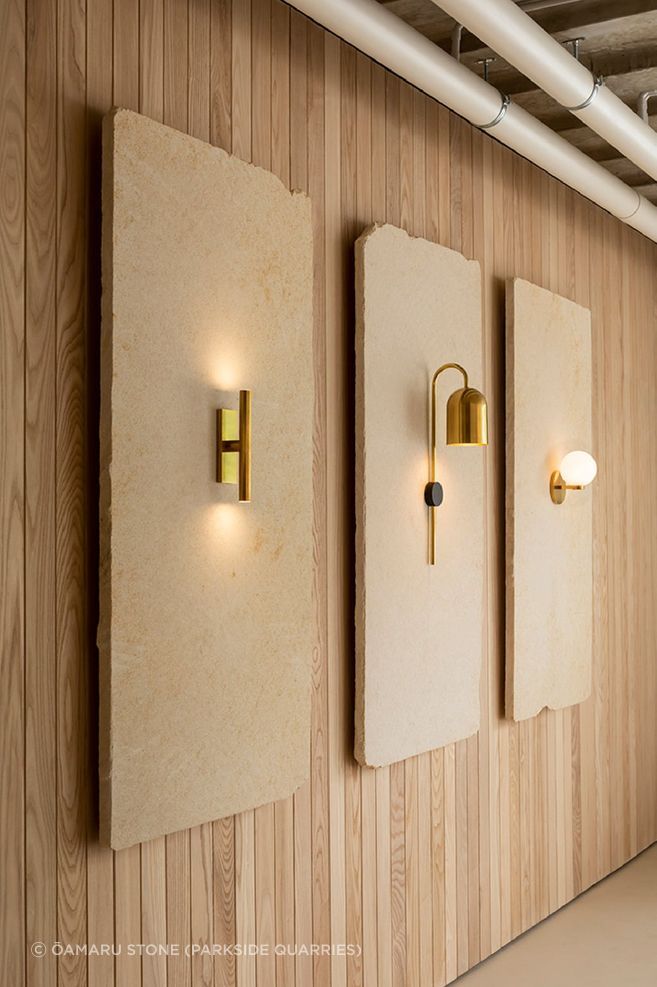 Limestone emerges as a sophisticated alternative to concrete, granite, or marble, elegantly showcased in these wall features.