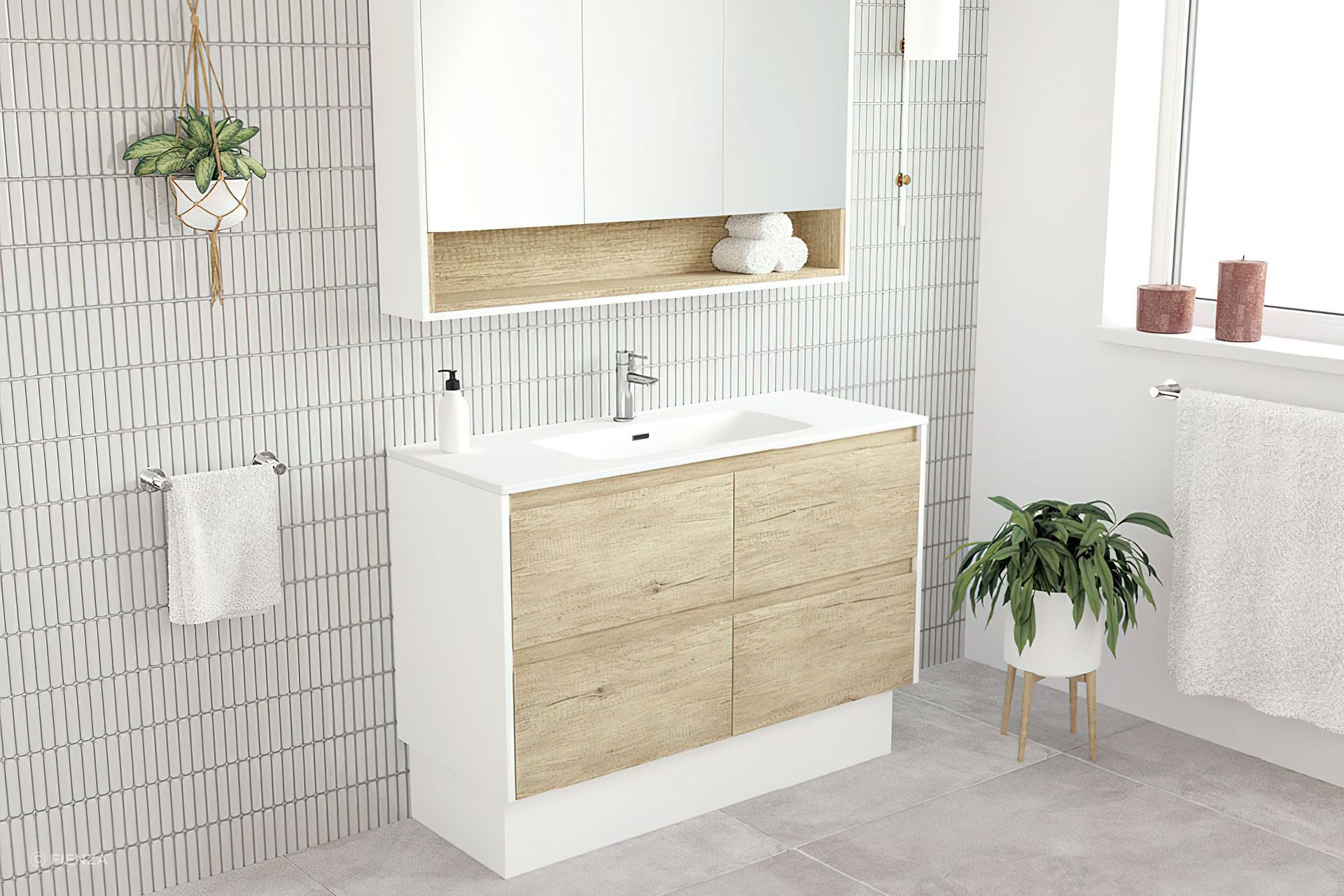Amato Minimal Scandi Collection
By Fienza is the perfect vanity cabinet due to their on trend styles