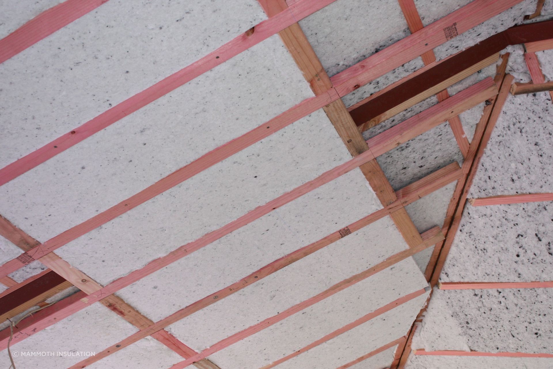 Ceiling Batten Insulation from Mammoth Insulation is made from 100% Polyester and comes with a 50 year performance warranty.