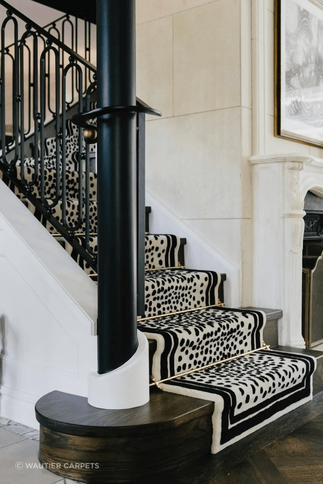 Wautier's custom carpets add to the storytelling of a space. “It really is as far as the imagination can go,” says Chanel. Photography by Wild Orchid Spaces.