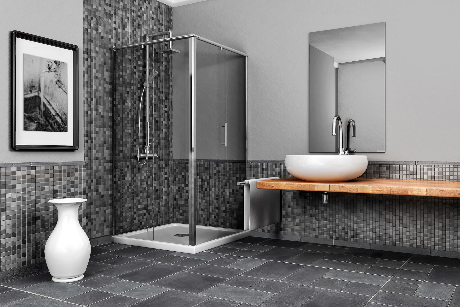 This mirror from Hershel-Infrared is also an infrared heater, combining aesthetic simplicity with energy efficient heating. 
