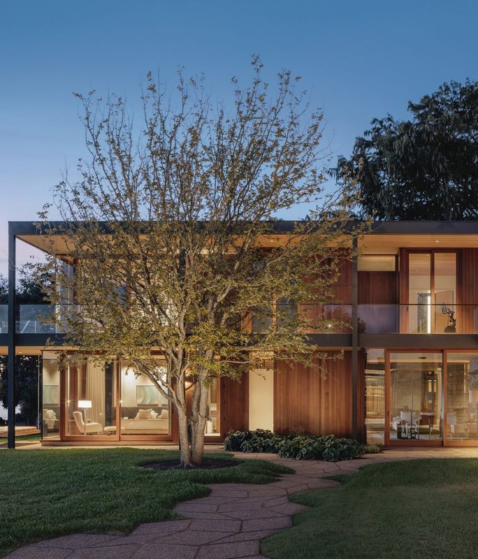 A Lake House Built on Mathematical Order