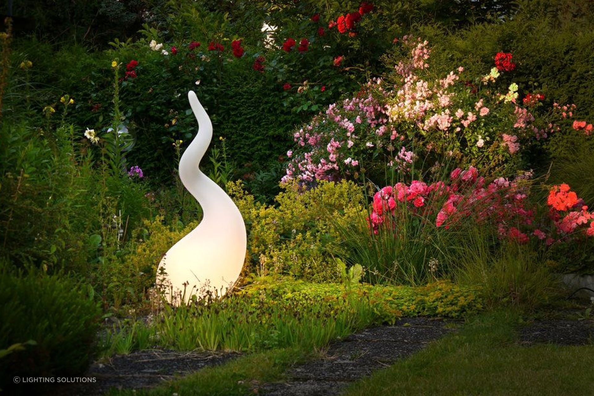 Lighting doesn't always have to play second fiddle; it can be a feature piece on its own.