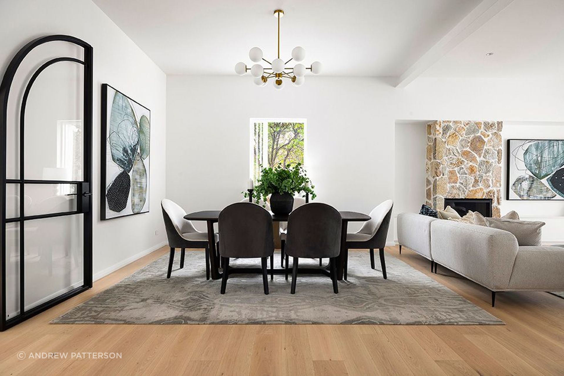 Summit wall cladding in the background, doing exactly what natural stone does best. Grounding a space without trying too hard.