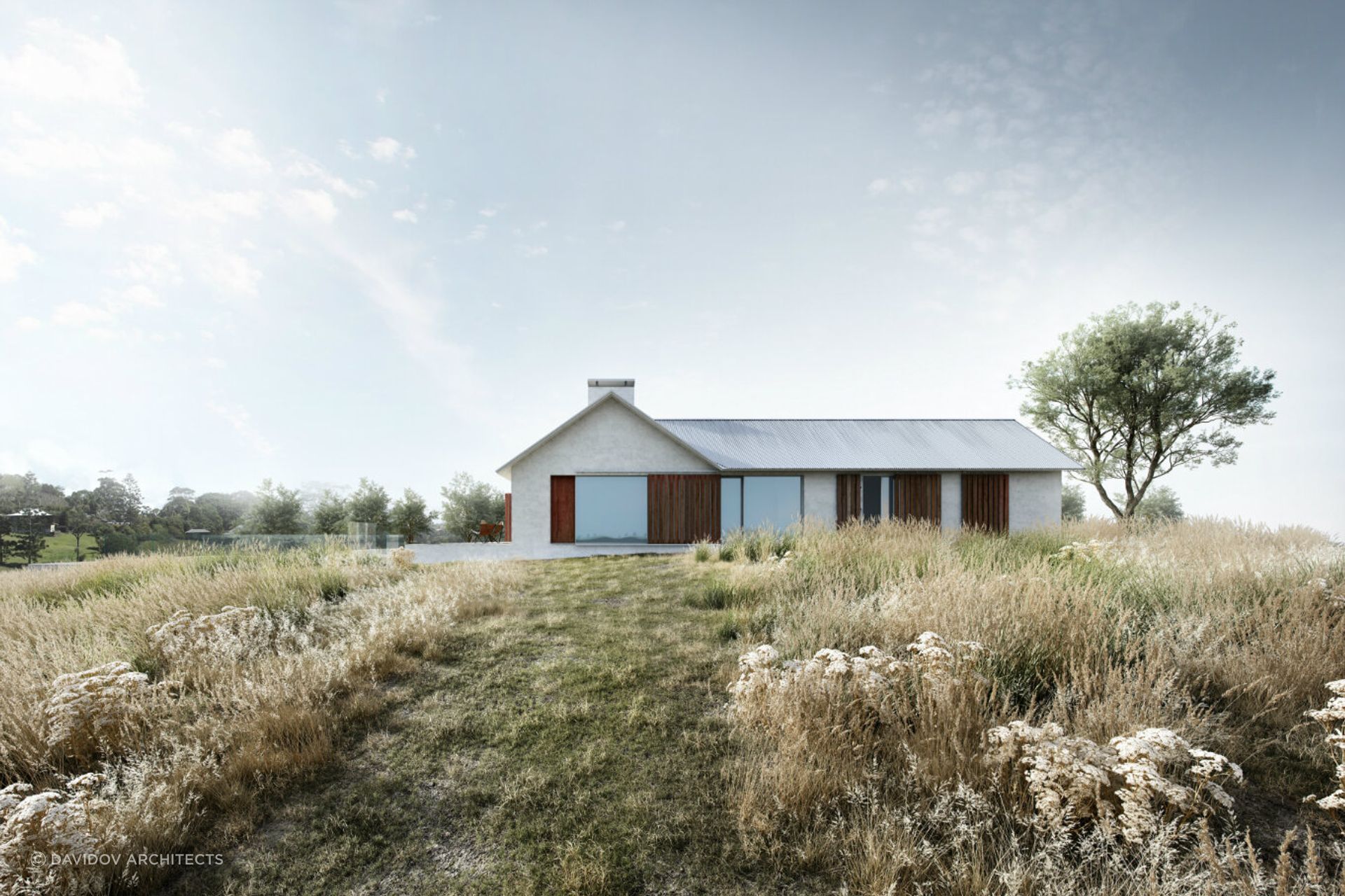 Ewingsdale Residence by Davidov Architecture &amp; Interiors | 3D visualisation by 3D Eagle Vision