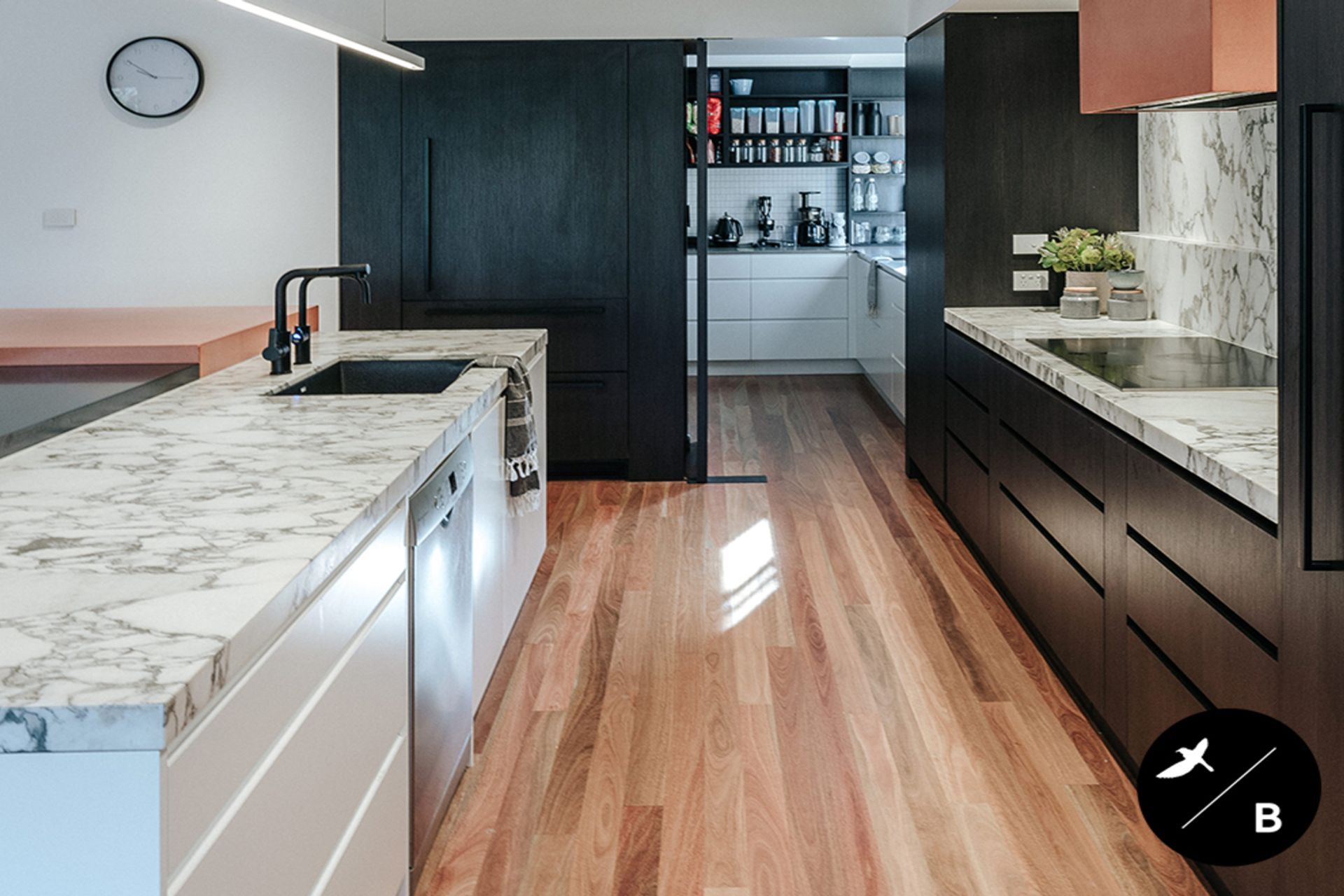 ‘Cato Residence’ Interior Design: Birdblack Design Builder: Graeme Carberry Builder Joinery: Marlix Bespoke Furniture &amp; Joinery Photography: The Evoke Company Videography: PipeWolf Media