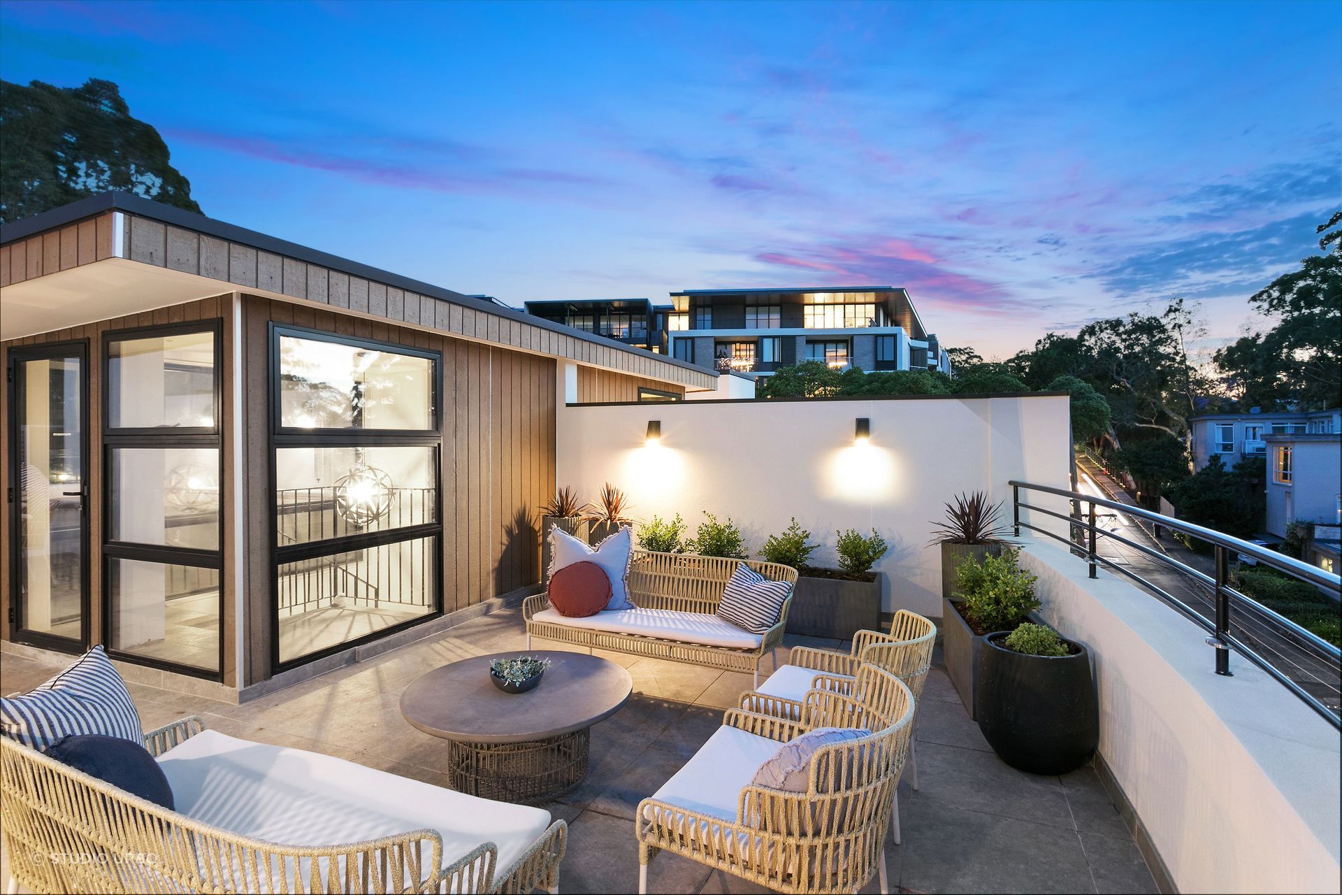 The perfect space to spend time with family or friends. Photography by Real Studios.