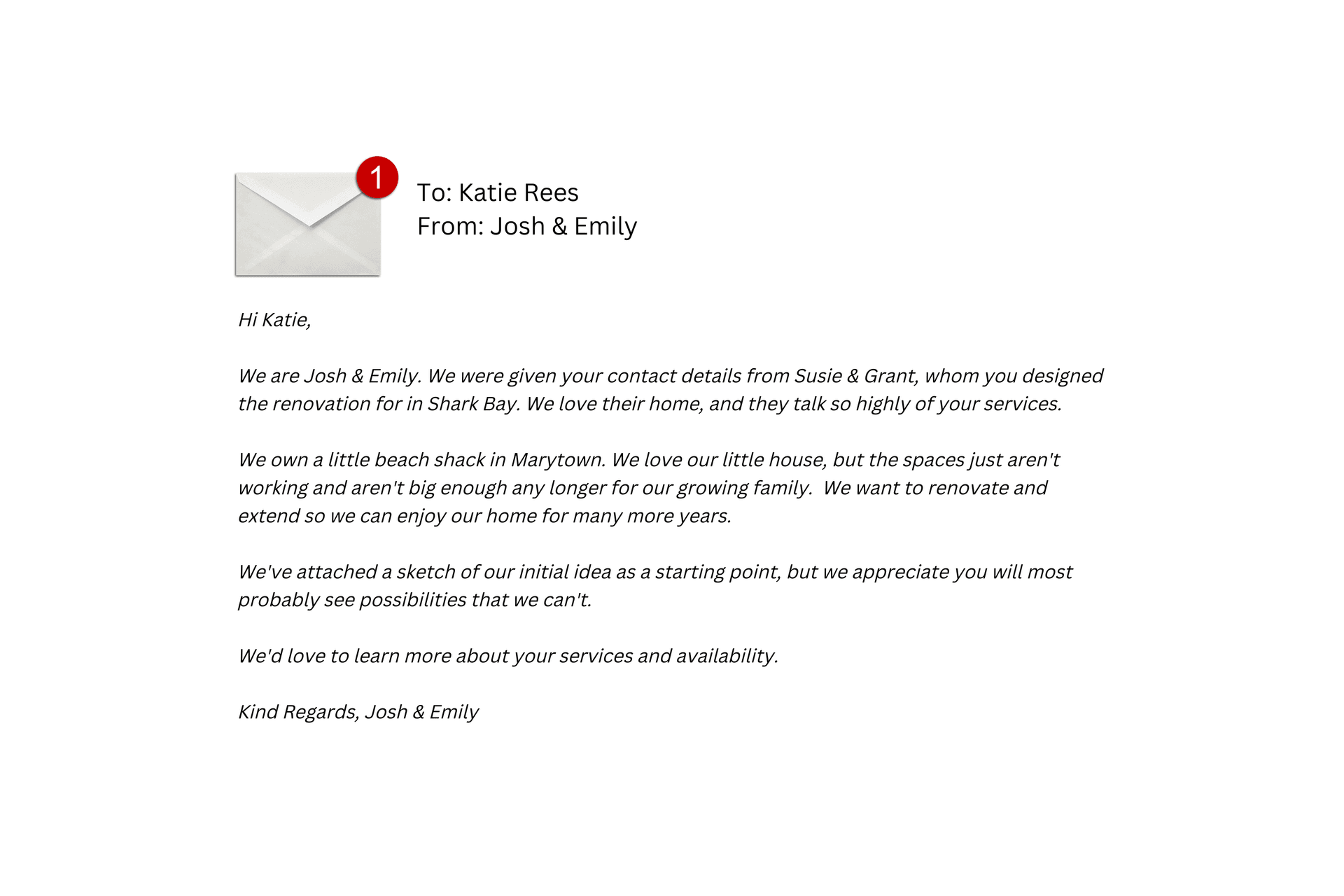 How NOT to find your designer.