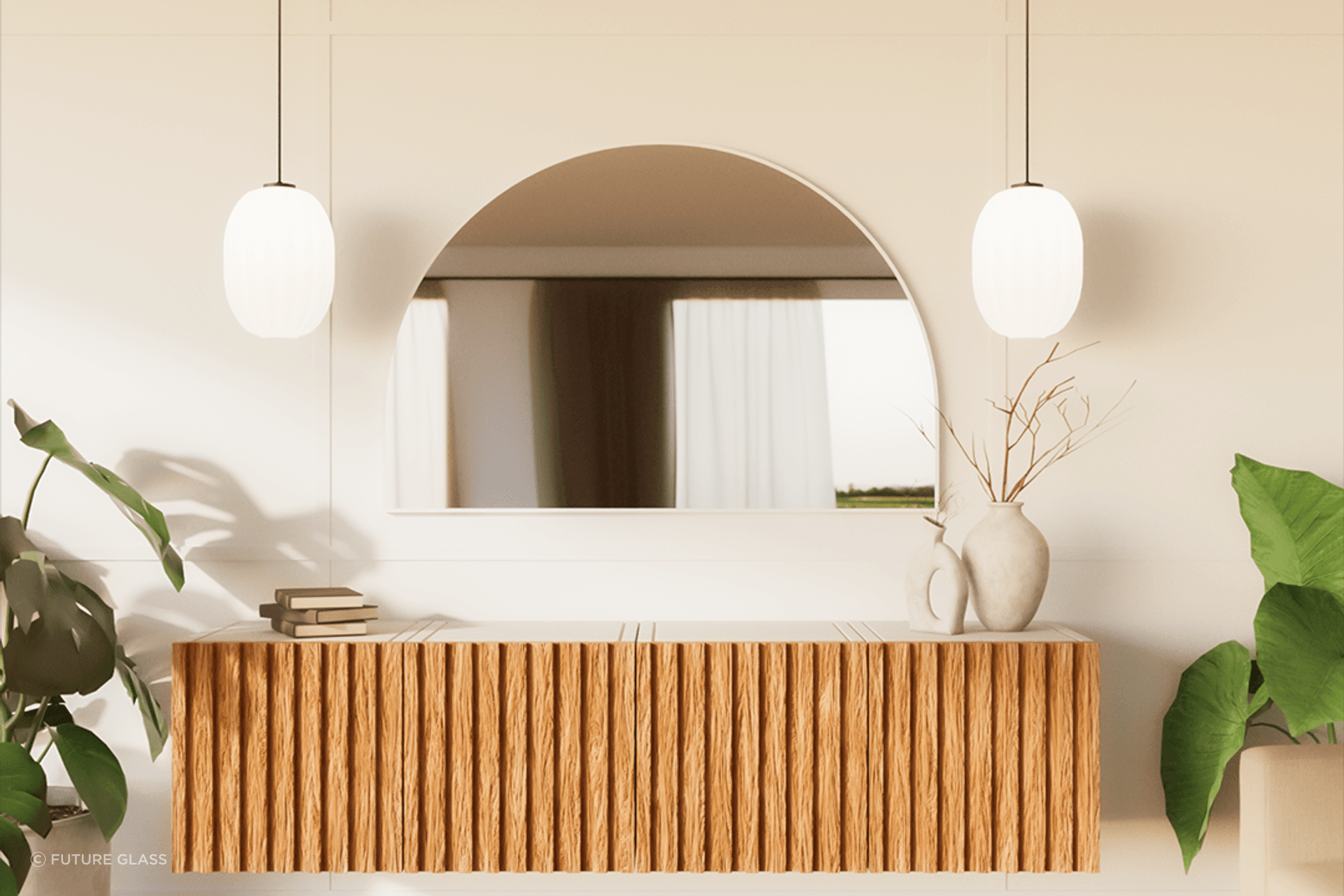This Arch Mirror is an incredibly refined choice for a clean and classical aesthetic