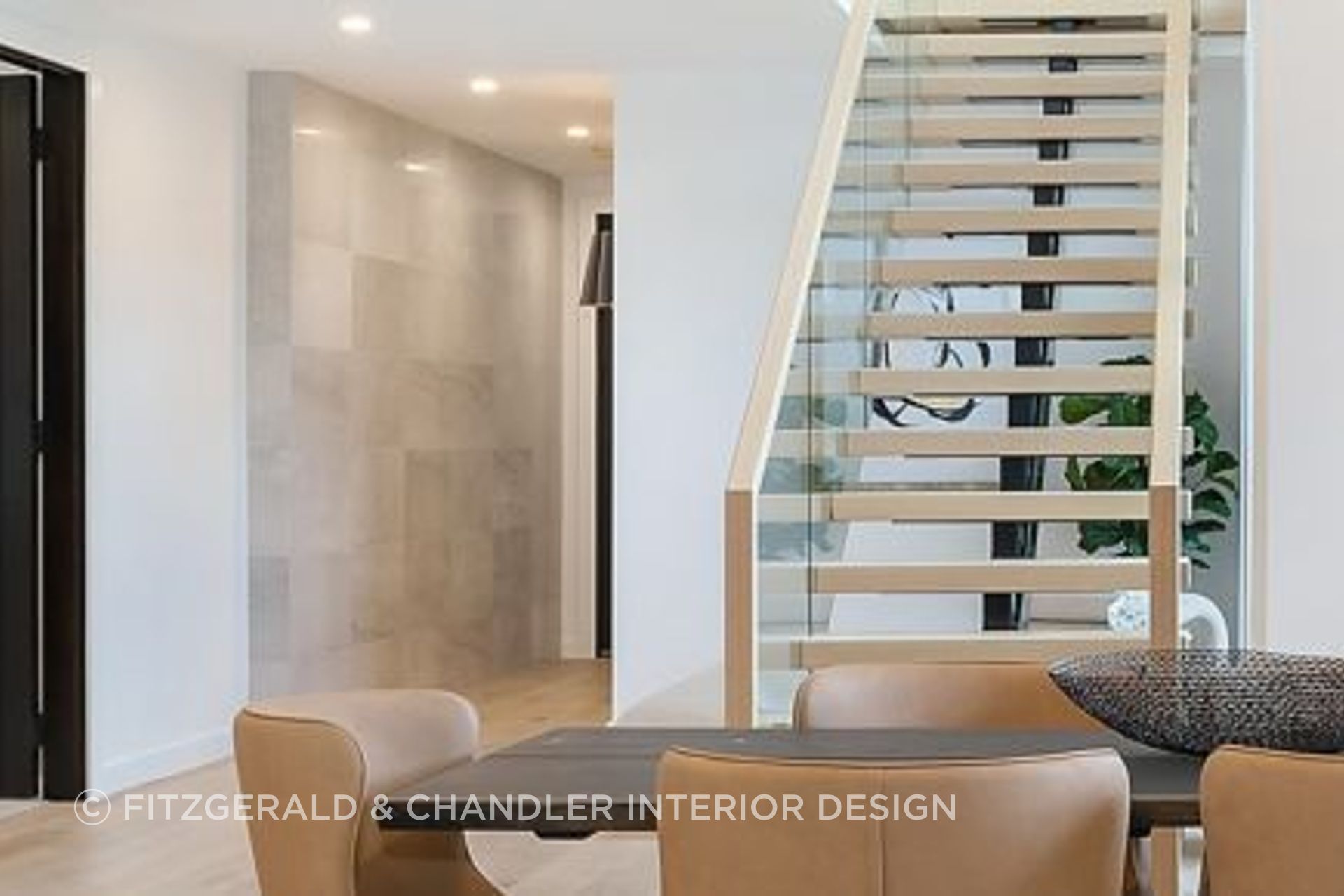 Luna Chiaro Limestone Wall Cladding | Fitzgerald &amp; Chandler Interior Design