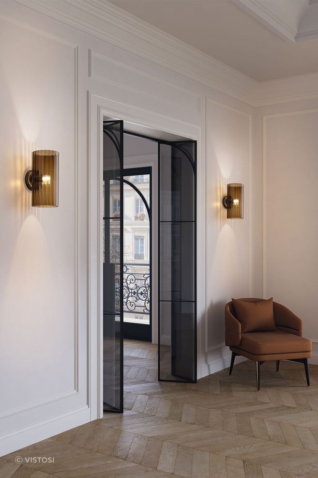 Armonia wall light available in a range of Murano glass designs & colours